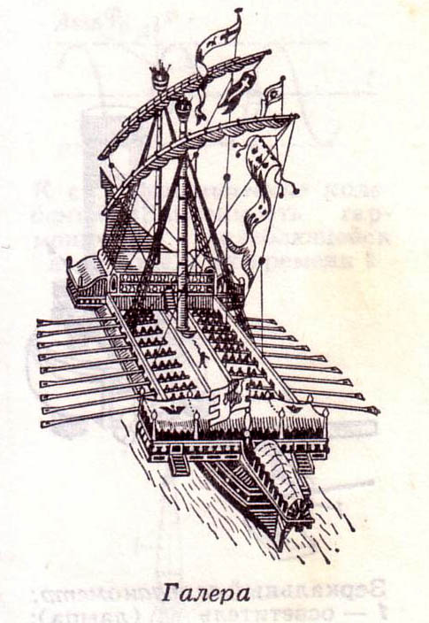 Галера двина чертежи